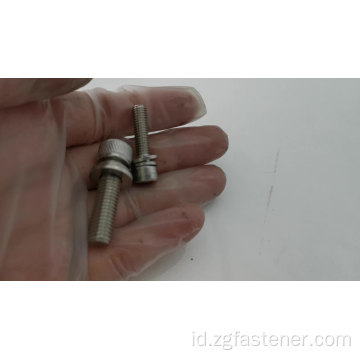 10*30 Sekrup Kepala Soket Stainless Steel DIN912 Allen Key Bolts A2-70 Allen Key Screw